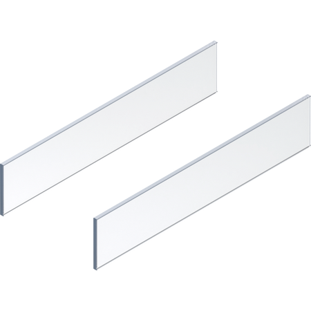 BLUM ZE4M460G MERIVOBOX element dekoracyjny-bok, wysokość E (95 mm), dł.=550 mm, szkło przezroczyste, 2 szt.
