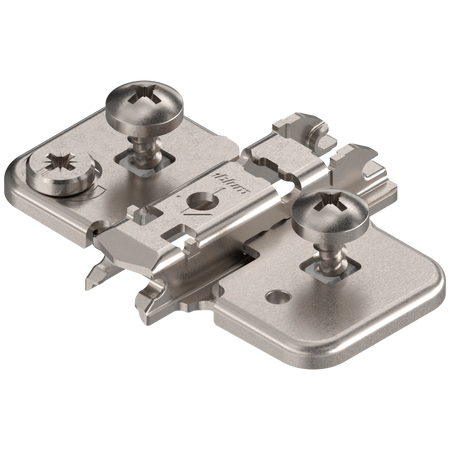 BLUM 174H710ZE CLIP prowadnik, krzyżakowy, 0 mm, Stal, EXPANDO do drzwi nakładanych bliźniaczo, RW: mimośród