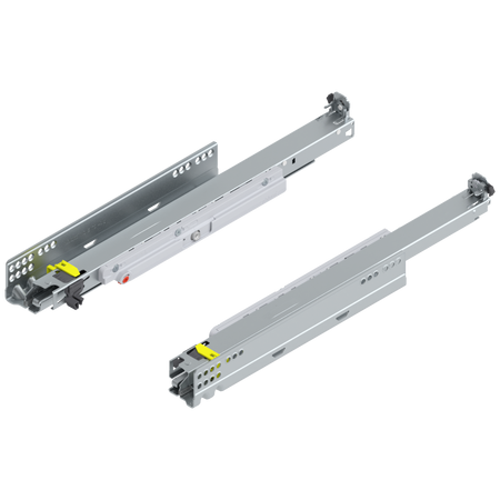 BLUM 760H4500T MOVENTO z TIP-ON, pełny wysuw, prowadnica, 40 kg, dł.=450 mm, wymaga sprzęgła, lewa+prawa