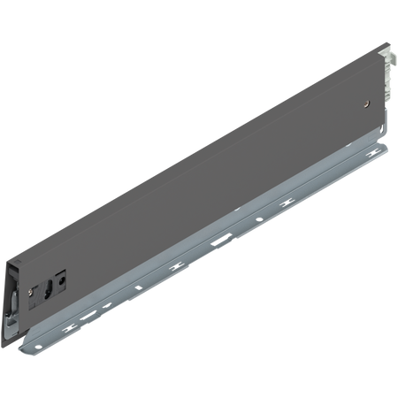 BLUM 470M4502S Bok MERIVOBOX, wysokość M (91 mm), dł.=450 mm, lewy, ANTRACYT MAT