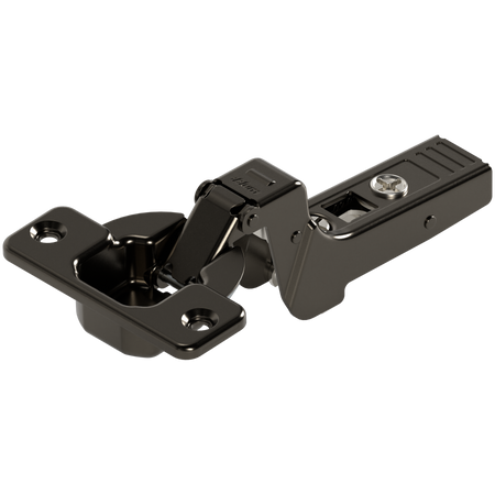 BLUM 70T9750 CLIP top zawias do drzwi profil. 95°, Drzwi wpuszczane, bez sprężyny, puszka: na wkręty, CZARNY ONYKS