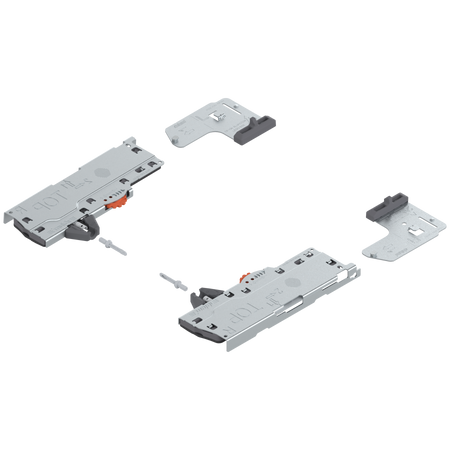 BLUM T60L7040 Zestaw (Jednostka TIP-ON BLUMOTION + Zabierak + Adapter), do LEGRABOX, do MOVENTO, Typ S0, dł. NL=270-349 mm, Całkowita waga szuflady=0-10 kg, prawy+lewa