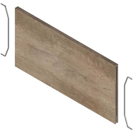BLUM ZC7Q0P0FH AMBIA-LINE listwa poprzeczna, do LEGRABOX/MERIVOBOX do szuflady z wysokim frontem (ZC7F400RHP), w opcji drewnopodobnej DĄB NEBRASKA