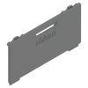 BLUM ZA4.5400.BTABD V1000IG-M MERIVOBOX Zaślepka ZA4.540, symetryczna, pogłębiony (blum), SZARY INDIUM MAT