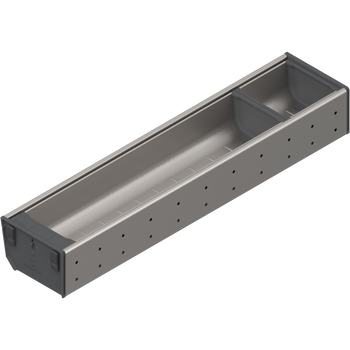 BLUM ZSI.500BI1N ORGA-LINE wkład z pojemnikami (częściowe wypełnienie), do szuflady standardowej TANDEMBOX, dł. NL=500 mm, szer. korpusu KB=600 mm, szer.=103 mm INOX