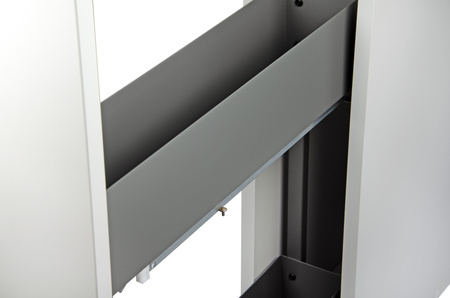 SMARTT KOSZ CARGO DO SZAFKI 15 CICHY DOMYK PEŁNE DNO WYSUW 2 POZIOMY PRAWY ANTRACYT