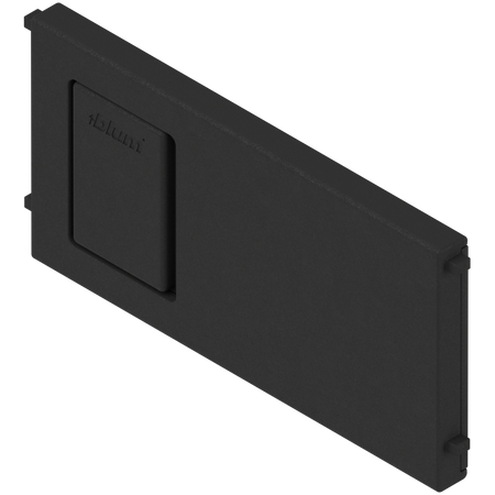 BLUM ZC7Q010SS AMBIA-LINE listwa poprzeczna, do LEGRABOX/MERIVOBOX do szuflady z wysokim frontem (ZC7SXXXRS1), tworzywo CZARNY MAT
