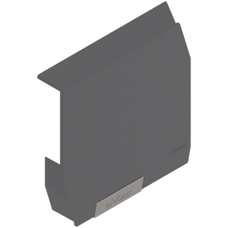 BLUM 20K8A21.21ABD AVENTOS HK-S do małych frontów uchylnych, zaślepka, z zamontowaną małą zaślepką, lewa CIEMNOSZARY