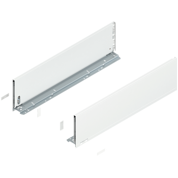 BLUM LEGRABOX 770F6502 Bok szuflady LEGRABOX, wysokość F (241 mm), dł.=650 mm, lewy/prawy, do LEGRABOX pure BIAŁY MAT