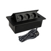 Design Light KOMBI BOX gniazdo meblowe, kolor czarny