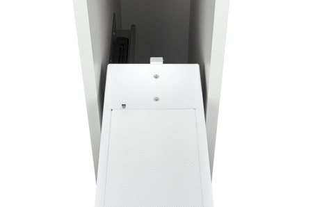 SMARTT KOSZ CARGO DO SZAFKI 20 CICHY DOMYK PEŁNE DNO WYSUW 2 POZIOMY PROWADNICE BLUM LEWY BIAŁY