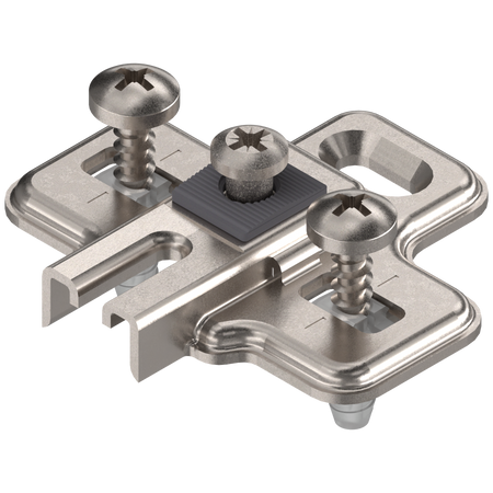 BLUM 194K6100E MODUL prowadnik, krzyżakowy, 0 mm, Stal, z kołkiem rozporowym EXPANDO, RW: otwór podłużny