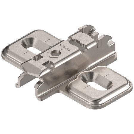 BLUM 173L6130 CLIP prowadnik, krzyżakowy, 3 mm, Stal, Wkręty, RW: otwór podłużny