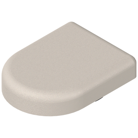 BLUM 84.4120 Zawias do drzwi szklanych - zaślepka puszki, w formie-D, NIKLOWANY MAT