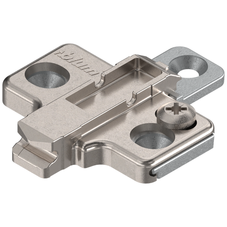 BLUM 175H7100 CLIP prowadnik, krzyżakowy, 0 mm, Cynk, Wkręty, RW: 2-częściowy