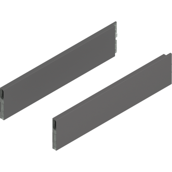 BLUM ZL4.450S.E MERIVOBOX BOXCAP, dł.=450 mm, wysokość E, lewy+prawy, ANTRACYT MAT