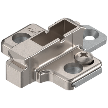 BLUM 175H9160 CLIP prowadnik, krzyżakowy, 6 mm, Cynk, wkręty EURO, RW: 2-częściowy