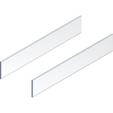 BLUM ZE4M510G MERIVOBOX element dekoracyjny-bok, wysokość E (95 mm), dł.=600 mm, szkło przezroczyste, 2 szt.
