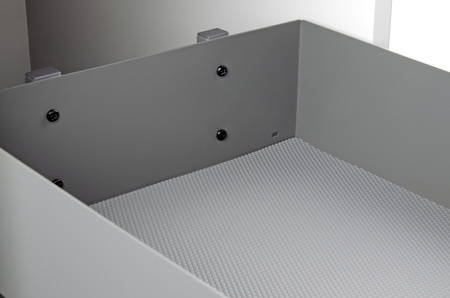 SMARTT KOSZ CARGO DO SZAFKI 45 CICHY DOMYK PEŁNE DNO WYSUW 2 POZIOMY ANTRACYT 