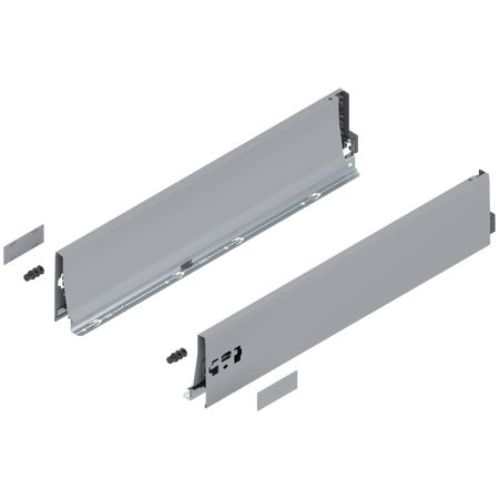 BLUM 378K5502S Bok szuflady TANDEMBOX, wys. K (115 mm), dł.=550 mm, lewy+prawy, do TANDEMBOX antaro SZARY