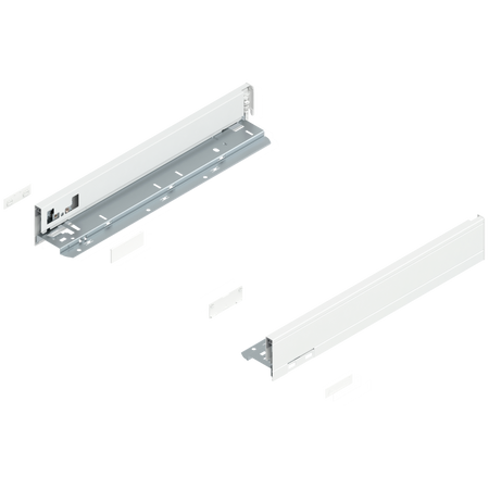 LEGRABOX 770N4002 Bok szuflady LEGRABOX, wysokość N (66.5 mm), dł.=400 mm, lewy+prawy, do LEGRABOX pure BIAŁY MAT