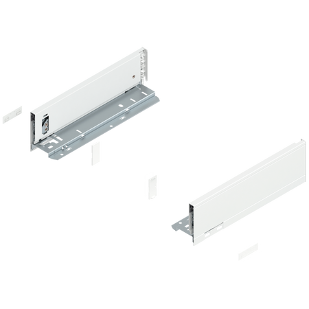 BLUM 770M3002 Bok szuflady LEGRABOX, wysokość M (90.5 mm), dł.=300 mm, lewy+prawy, do LEGRABOX pure BIAŁY MAT