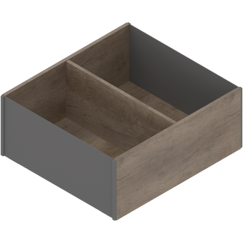 BLUM ZC7F300RHU AMBIA-LINE rama, do LEGRABOX/MERIVOBOX szuflady z wysokim frontem, w opcji drewnopodobnej, od dł.=270 mm, szerokość=242 mm DĄB NEBRASKA