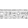 Design Light Taśma PREMIUM 60 LED/m typ 2835 IP20 11W/m, barwa: biały ciepły