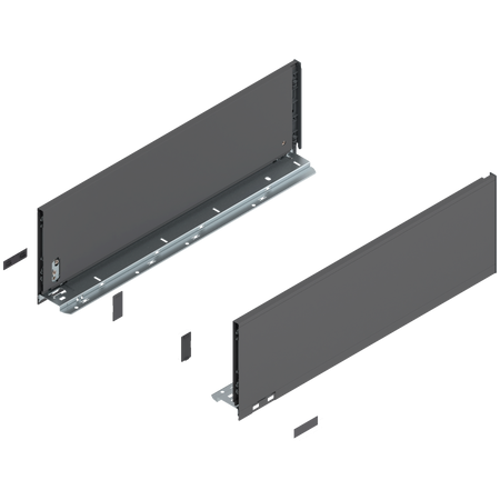 BLUM 770C5502S Bok szuflady LEGRABOX, wysokość C (177 mm), dł.=550 mm, lewy+prawy, do LEGRABOX pure ANTRACYT MA