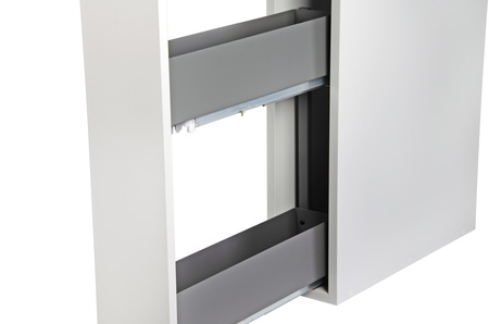 SMARTT KOSZ CARGO DO SZAFKI 15 CICHY DOMYK PEŁNE DNO WYSUW 2 POZIOMY PRAWY ANTRACYT