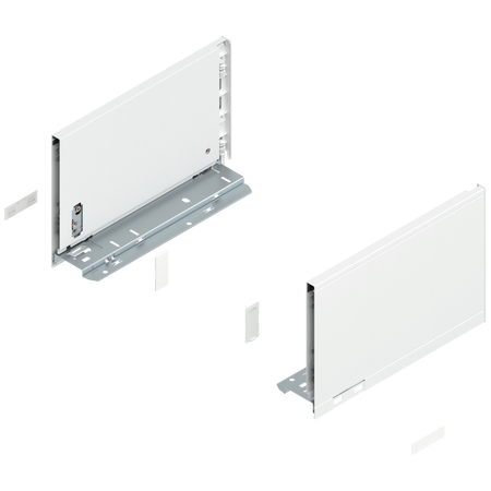 BLUM 770C2702 Bok szuflady LEGRABOX, wysokość C (177 mm), dł.=270 mm, lewy+prawy, do LEGRABOX pure BIAŁY MAT