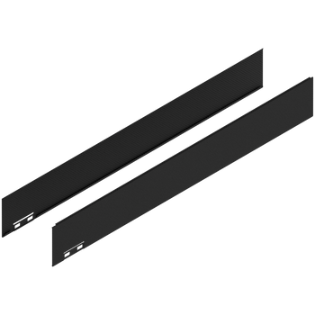 BLUM 770M650ASGCZ LEGRABOX element dekoracyjny, wysokość M (90.5 mm), dł.=650 mm, prawy+lewy CZARNY CARBON/CARBON LOOK