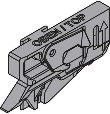 BLUM Z80.000V CABLOXX lewa jednostka blokująca CZARNA