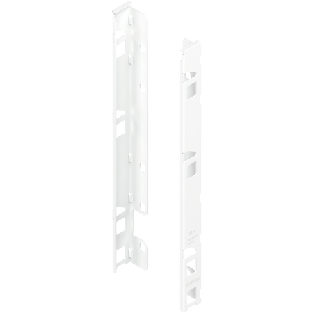 BLUM ZB7F000S Uchwyt drewnianej ścianki tylnej LEGRABOX, wys. F (257 mm), prawy+lewy BIAŁY MAT