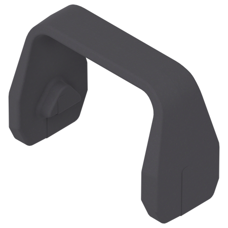 BLUM 70T7553.09 92° Ogranicznik kąta otwarcia do zawiasu kątowego 155°,  CIEMNOSZARY