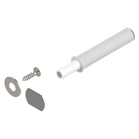 BLUM TIP-ON 956.1004 TIP-ON do drzwi (Zestaw), Wersja standardowa krótka, z magnesem BIAŁY