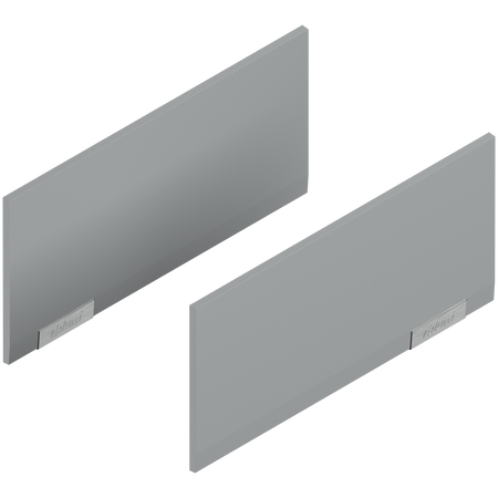 BLUM 24K8000 AVENTOS HKi zintegrowany, zestaw zaślepek, gładki, lewa+prawa JASNOSZARY