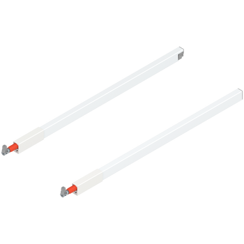 BLUM ZRG.487RSI Reling podłużny TANDEMBOX (górny), do szuflady z wysokim frontem, dł.=550 mm, lewy+prawy, do TANDEMBOX antaro BIAŁY