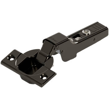 BLUM 70T3650 CLIP top zawias standard. 110°, Drzwi bliźniacze, bez sprężyny, puszka: na wkręty, CZARNY ONYKS