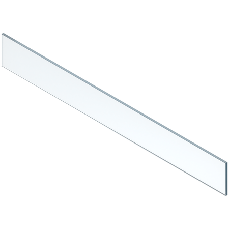 BLUM ZE7W1082G LEGRABOX FREE element dekoracyjny - przód, wysokość 138 mm, szer. korpusu KB=1200 mm (18/19 mm), szkło przezroczyste