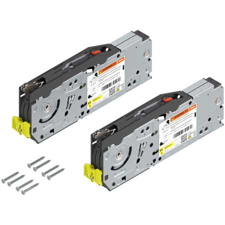 BLUM 22F2500 AVENTOS HF top do frontów uchylno - składanych, siłownik (zestaw), współczynnik mocy=2700-13500 przy 2 szt., na wkręty, odpowiedni do SERVO-DRIVE