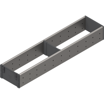 BLUM ZSI.500FI1 ORGA-LINE wkład z przegródkami (częściowe wypełnienie), do szuflady standardowej TANDEMBOX, dł. NL=500 mm, szer.=105 mm INOX