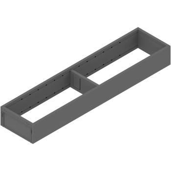 BLUM ZC7S450RS1AMBIA-LINE ramki do szuflady standardowej, do LEGRABOX/MERIVOBOX, stal, dł.=450 mm, szerokość=100 mm ANTRACYT MAT