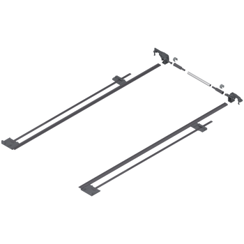BLUM ZST.750TV TANDEM Stabilizacja boczna, dł.=750 mm, KB=1400 mm, pełen wysuw, do przycięcia