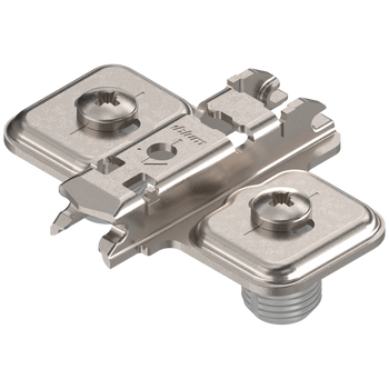 BLUM 174L6100.05 CLIP prowadnik, krzyżakowy, 0 mm, Stal, wciskany, RW: otwór podłużny