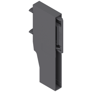 BLUM Z40H0002Z ORGA-LINE uchwyt listwy poprzecznej, do szuflady z wysokim frontem TANDEMBOX plus, prawy, lewy CIEMNOSZARY