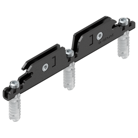 BLUM 24K42E1 AVENTOS HKi zintegrowany, Mocowanie frontu do frontów drewnianych, EXPANDO CZARNY