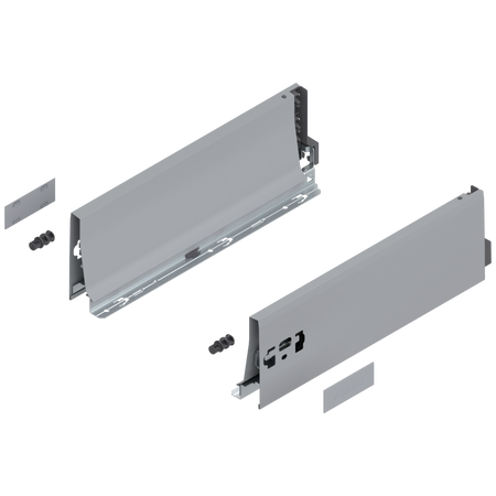 BLUM 378K3502SA Bok szuflady TANDEMBOX, wysokość K (115 mm), dł.=350 mm, lewy+prawy, do TANDEMBOX antaro, SZARFY