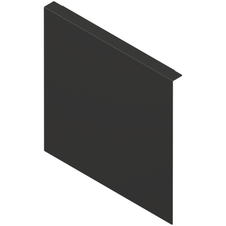 BLUM ZC7A0P0F AMBIA-LINE adapter do montażu ramy do drewnianej ścianki tylnej do szuflady z wysokim frontem, do LEGRABOX/MERIVOBOX wysokość F, stal CZARNY MAT