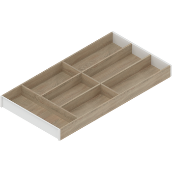 BLUM ZC7S600BH3 AMBIA-LINE wkład na sztućce do szuflady standardowej, do LEGRABOX/MERIVOBOX, w opcji drewnopodobnej, 7 przegródka na sztućce, dł.=600 mm, szerokość=300 mm DĄB BARDOLINO